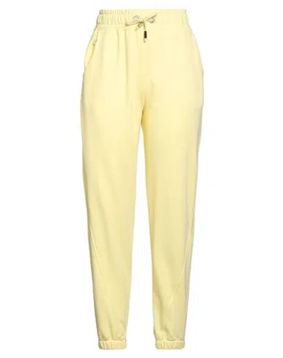 Jijil Woman Pants Pastel Yellow Size 8 Cotton, Polyester