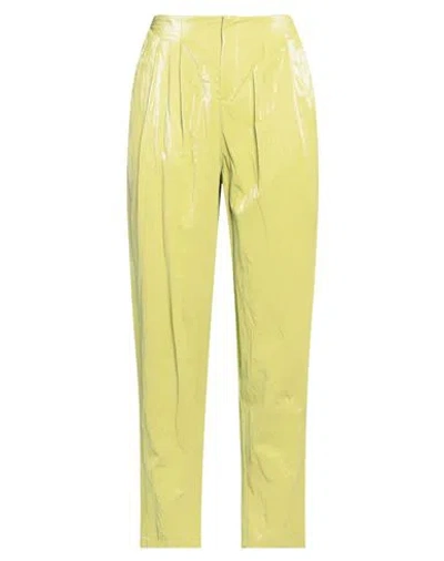 Jijil Woman Pants Sage Green Size 8 Viscose, Polyester, Cotton, Metal