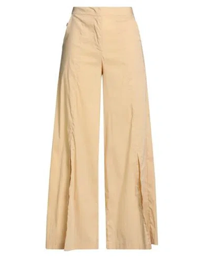 Jijil Woman Pants Sand Size 6 Cotton, Polyamide, Elastane In Neutral