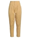 Jijil Woman Pants Sand Size 8 Cotton, Polyamide, Nylon In Beige