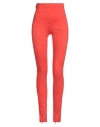 Jijil Woman Pants Tomato Red Size 10 Viscose, Polyamide, Elastane In Orange