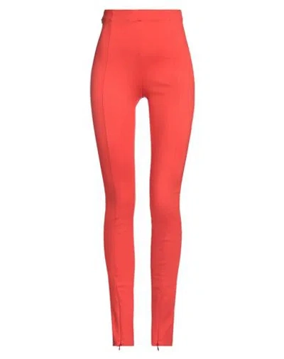 Jijil Woman Pants Tomato Red Size 10 Viscose, Polyamide, Elastane In Orange