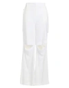Jijil Woman Pants White Size 8 Viscose, Polyester In White