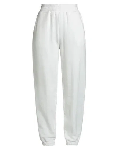 Jijil Woman Pants White Size 4 Cotton, Polyester
