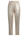 Jijil Woman Pants Camel Size 10 Polyester In White
