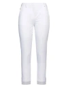 Jijil Woman Pants White Size 8 Polyester, Viscose, Elastane, Acetate, Pbt - Polybutylene Terephthala