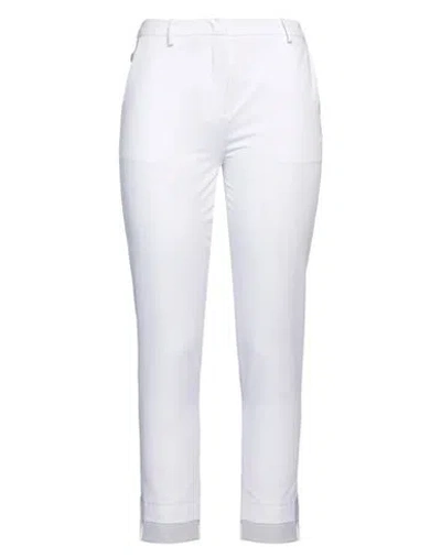 Jijil Woman Pants White Size 8 Polyester, Viscose, Elastane, Acetate, Pbt - Polybutylene Terephthala