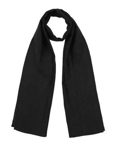 Jijil Woman Scarf Black Size - Linen, Polyamide In Black
