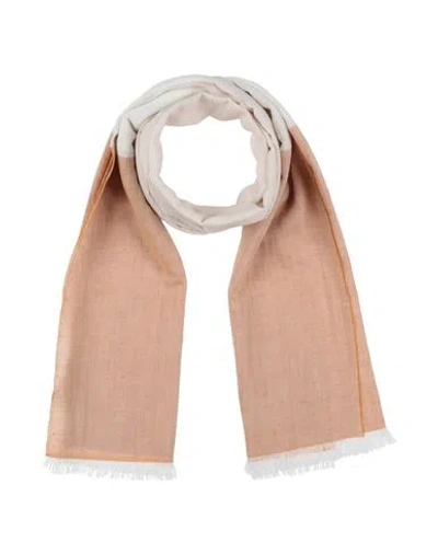 Jijil Woman Scarf Sand Size - Polyester, Linen, Viscose, Cotton In Beige
