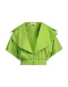 Jijil Woman Shirt Lime Green Size 4 Cotton, Polyamide, Elastane In Green
