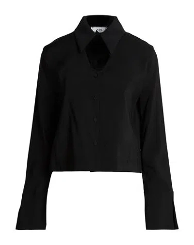 Jijil Woman Shirt Black Size 2 Viscose, Polyester