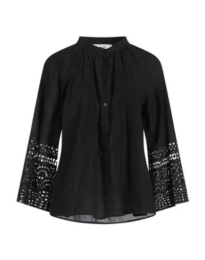Jijil Woman Shirt Black Size 6 Cotton