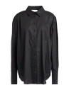 Jijil Woman Shirt Black Size 6 Cotton In Black