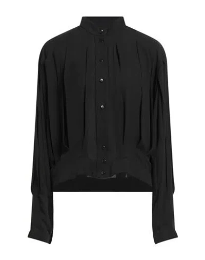 Jijil Woman Shirt Black Size 8 Polyester