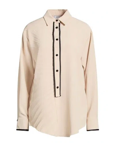 Jijil Woman Shirt Ivory Size 10 Polyester, Elastane In Pink