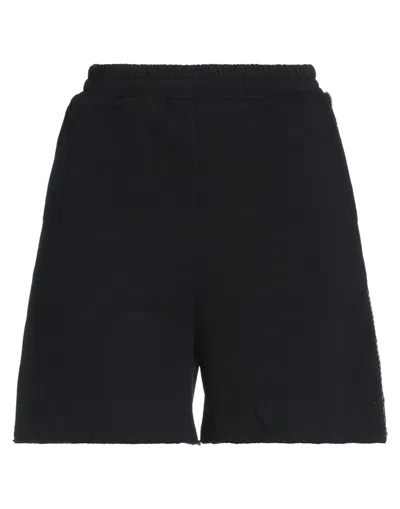 Jijil Woman Shorts & Bermuda Shorts Black Size 6 Cotton
