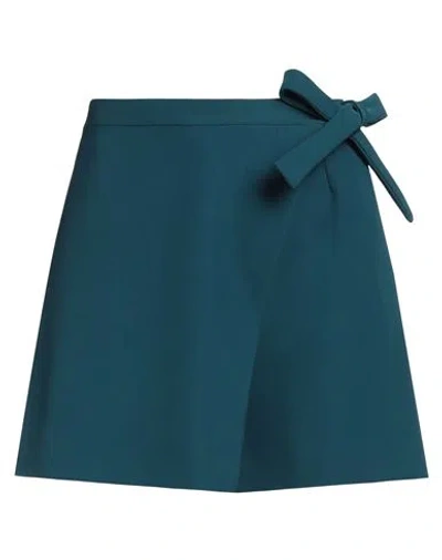 Jijil Woman Shorts & Bermuda Shorts Deep Teal Size 10 Polyester, Elastane In Green