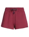 Jijil Woman Shorts & Bermuda Shorts Garnet Size 4 Cotton In Red