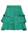 Jijil Woman Shorts & Bermuda Shorts Green Size 4 Polyester, Viscose, Elastane