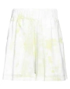 Jijil Woman Shorts & Bermuda Shorts Light Green Size M Cotton In Green