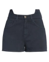 Jijil Woman Shorts & Bermuda Shorts Navy Size 28 Cotton In Navy
