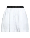 Jijil Woman Shorts & Bermuda Shorts White Size 10 Cotton, Polyamide, Elastane