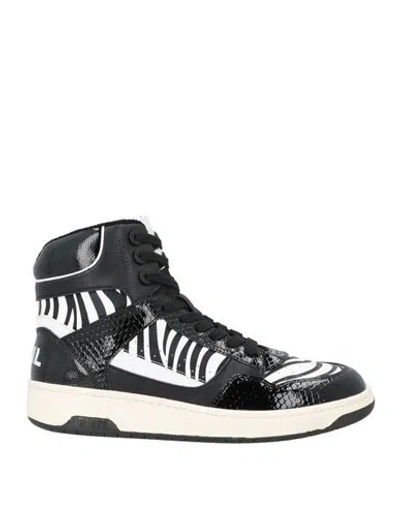 Jijil Woman Sneakers Black Size 7 Textile Fibers