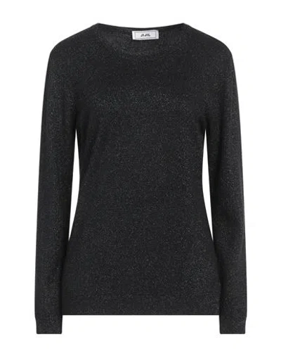 Jijil Woman Sweater Black Size 10 Viscose, Polyamide, Polyester, Metallic Fiber In Black