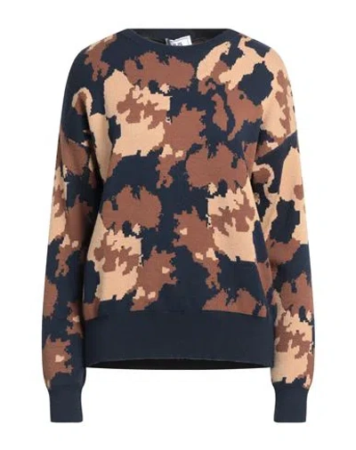 Jijil Woman Sweater Brown Size 10 Viscose, Polyester, Polyamide