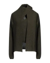 Jijil Woman Sweater Military Green Size 6 Viscose, Wool