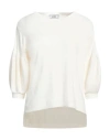 Jijil Woman Sweater White Size 4 Viscose, Polyamide