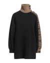 Jijil Woman Sweatshirt Black Size 2 Cotton, Polyester