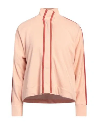 Jijil Woman Sweatshirt Blush Size 10 Cotton, Polyester In Pink