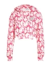 Jijil Woman Sweatshirt Fuchsia Size 4 Polyester, Cotton In Red