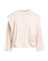 Jijil Woman Sweatshirt Light Pink Size 8 Cotton, Polyester In Pink