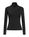 Jijil Woman T-shirt Black Size 2 Polyester, Elastane In Black
