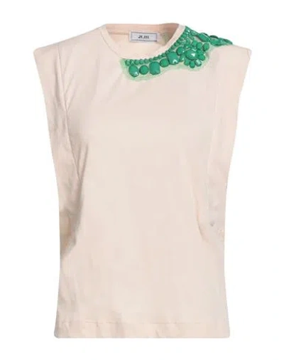Jijil Woman T-shirt Blush Size 8 Cotton In Pink