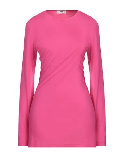 Jijil Woman T-shirt Fuchsia Size 2 Viscose, Elastane In Pink