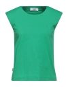 Jijil Woman T-shirt Green Size 2 Cotton