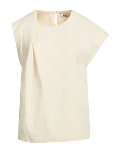 Jijil Woman T-shirt Ivory Size 10 Cotton In Neutral