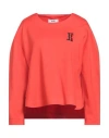 Jijil Woman T-shirt Tomato Red Size 8 Viscose, Polyamide, Elastane