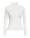 Jijil Woman T-shirt White Size 4 Polyester, Elastane
