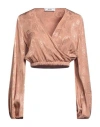 Jijil Woman Blouse Apricot Size 8 Viscose In Orange