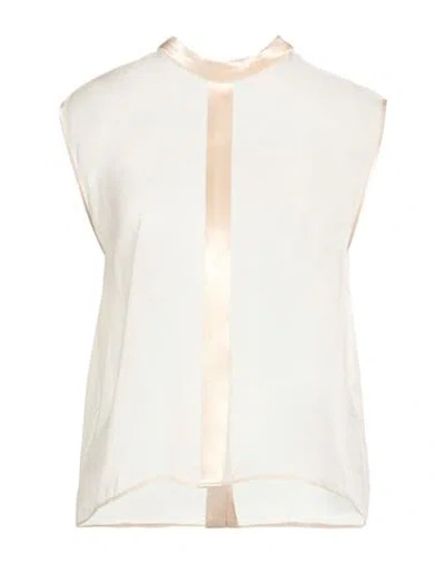 Jijil Woman Top Beige Size 8 Polyester, Viscose In Neutral