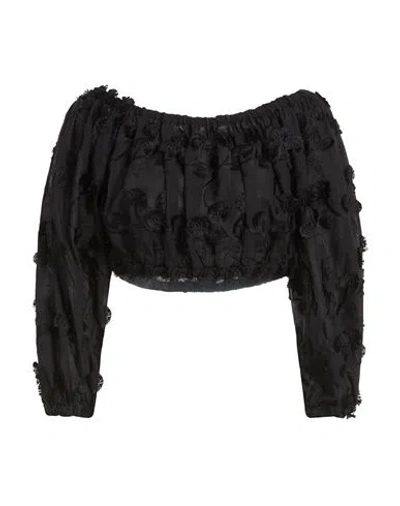 Jijil Woman Top Black Size 4 Cotton