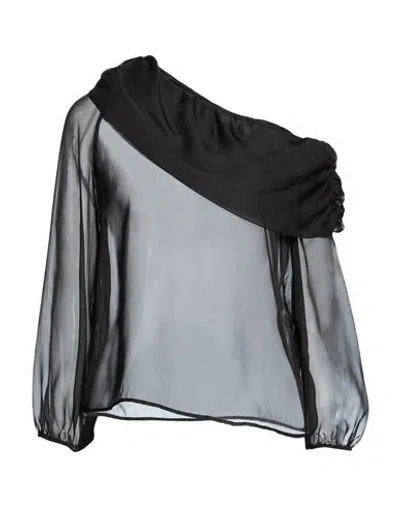 Jijil Woman Top Black Size 4 Polyester