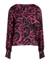 Jijil Woman Top Black Size 6 Polyester In Black