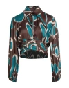 Jijil Woman Top Brown Size 2 Polyester In Brown