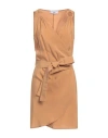Jijil Woman Top Camel Size 4 Viscose, Polyester In Beige