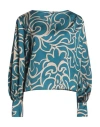 Jijil Woman Top Deep Jade Size 4 Polyester In Green